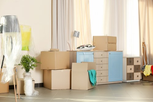 Moving team handling a residential relocation in Twickenham