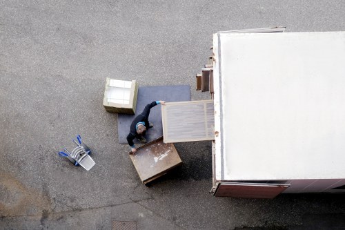 Local removal vehicle outside a Twickenham business premises