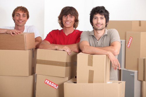 Local removals team helping with a home move in Twickenham