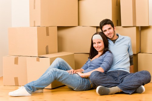 Local removals van handling a residential move in Twickenham