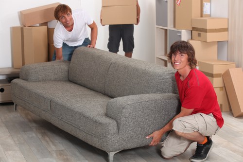 Twickenham moving service with boxes and household items