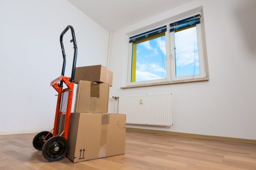 Loading furniture into a removals van in Twickenham