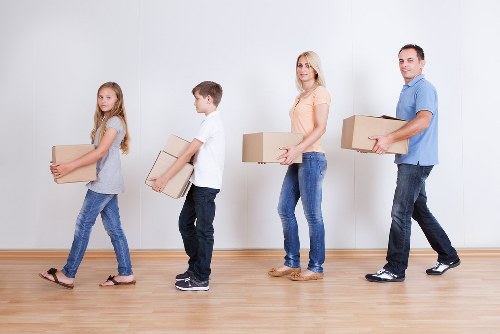 Careful handling of boxes and furniture during a Twickenham move