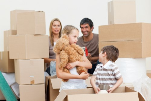 Packing and loading support for a local Twickenham move